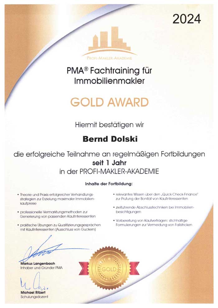 PMA Gold Award 2024